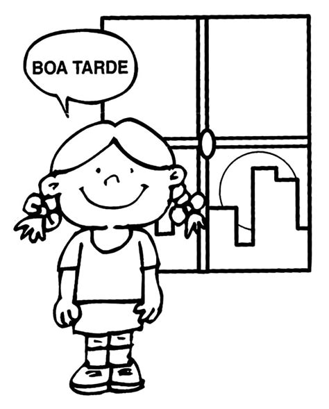 Desenhos De Boas Maneiras Para Crian As Para Colorir E Imprimir