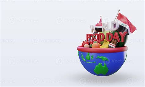 3d World Food Day Iraq rendering right view 11476859 Stock Photo at