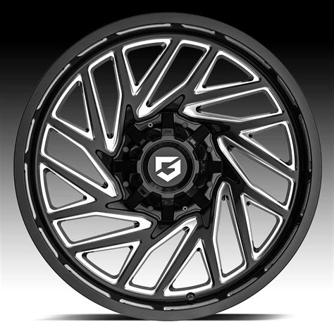 Gear Offroad Bm Sequence Gloss Black Milled Custom Truck Wheels