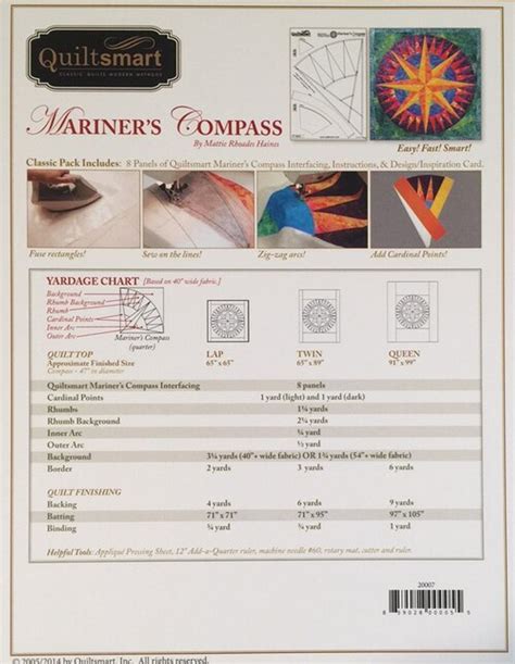 Mariner's Compass - Quiltsmart