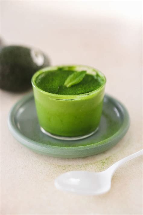 Vegan White Chocolate Matcha Mousse With California Avocados Recipe