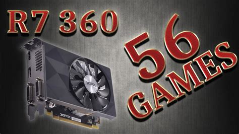 R7 360 2gb Teste Em 56 Games Youtube