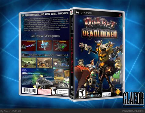 Ratchet: Deadlocked PSP Box Art Cover by Glaedr