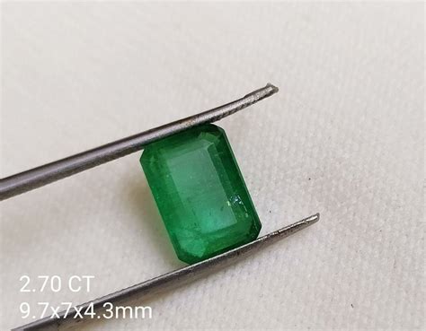 Green Emerald Panna Octogan Astrology Gemstone Ct At Best Price In