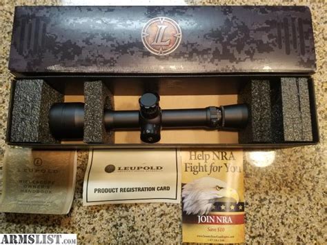 ARMSLIST For Sale Leupold Mark 4 Er T 4 5 14 5x50 TMR Reticle FFP