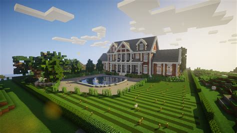 Survival Map Villa Moderne Minecraft Map