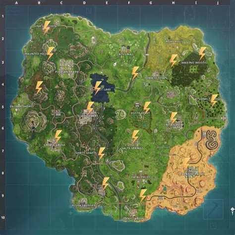 Défi Fouiller Les éclairs Volants Semaine 1 Saison 5 Fortnite Battle