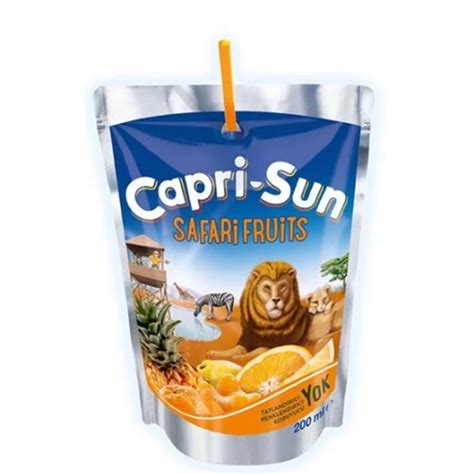 Capri Sun Safari Fruits Vegyes Gyümölcsital 200 Ml Biosziget