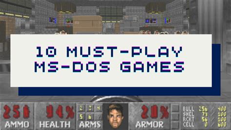 10 Must Play Ms Dos Games