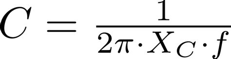 Capacitive reactance - Electronics - BasicTables