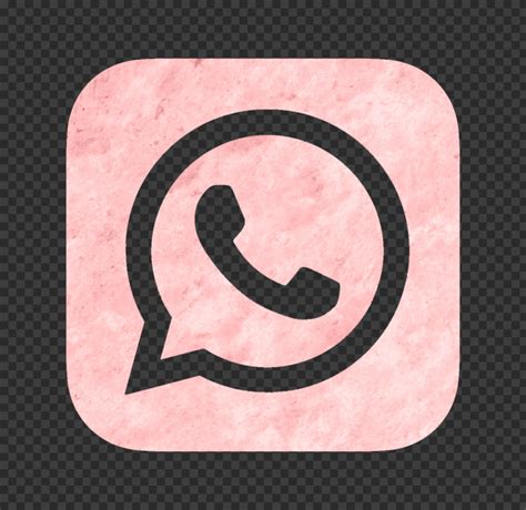 Hd Pink Marble Aesthetic Whatsapp Logo Icon Png Citypng