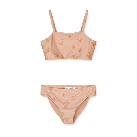 Liewood Kinder Bikini Set Lucette Sea Shell Pale Tuscany