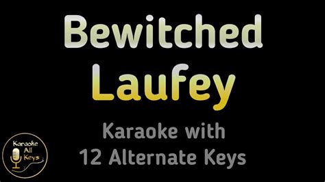 Laufey Bewitched Karaoke Instrumental Lower Higher Male Original