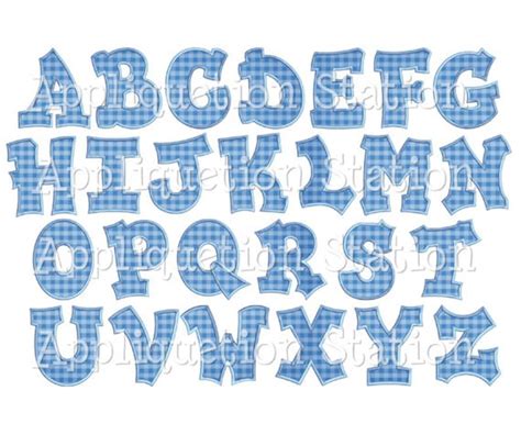 Bx Applique Font Full Bubble Alphabet Set Machine Embroidery Etsy