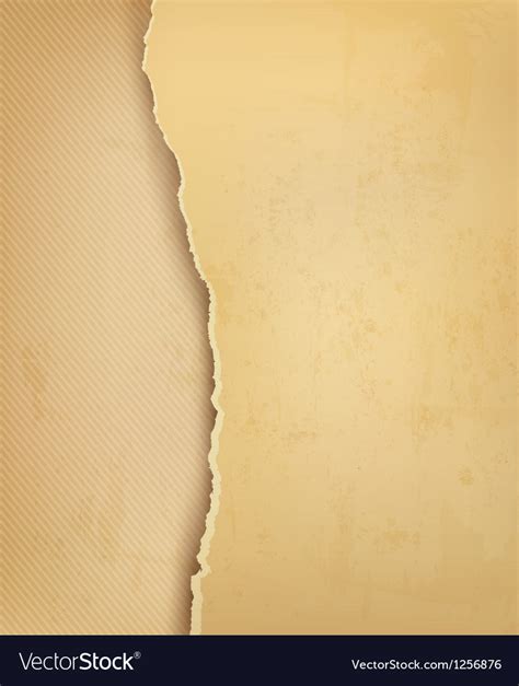 Vintage background with ripped old paper Vector Image