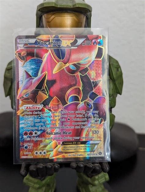 Volcanion EX 107 114 Holo Rare XY Steam Siege Pokemon EBay