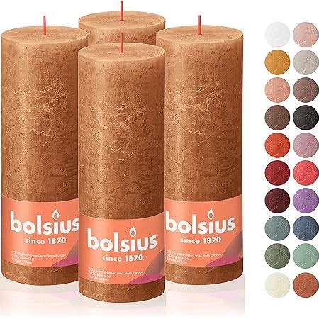 Amazon Hyoola Timberline Pillar Candles 6 Pack Sahara Pillar