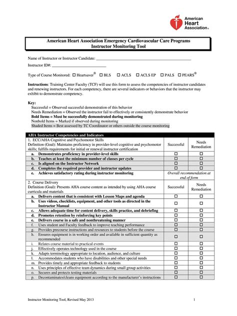 Aha Monitoring Form Fill Out And Sign Online Dochub