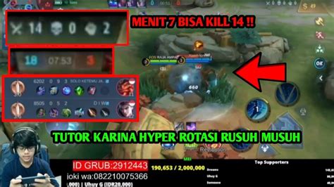 Cara Main Karina Mode Rusuh Sampe Musuh Dibikin Feeder Build Karina