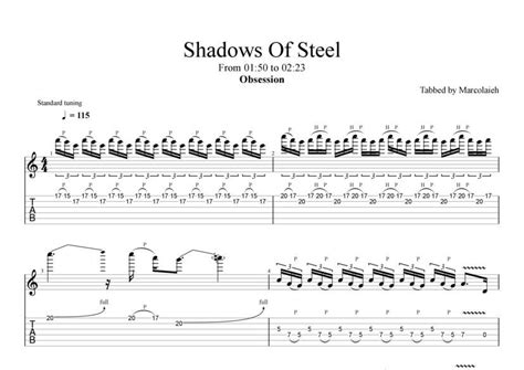 Shadows Of Steel Solo Tab Obsession