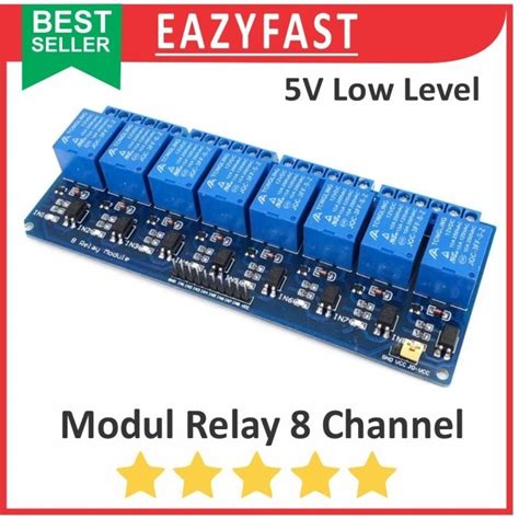 Jual Modul Relay 8Ch 8 Ch Chanel Channel 5 V Volt 5V Module SPDT Low