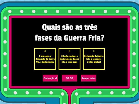 Guerra Fria Gameshow Quiz