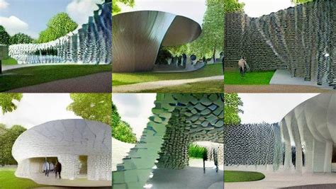 Ai Creates Repulsive And Strangely Compelling Serpentine Pavilion