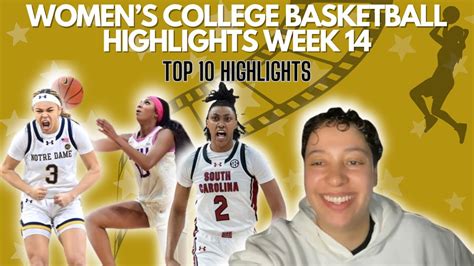 Week 14 Top 10 Ncaa Womens College Basketball Highlights 2024 Youtube