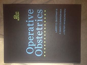 Operative Obstetrics Gilstrap Amazon Books