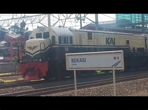 Ka Brantas Relasi Pasar Senen Blitar Diberangkatkan Dari Stasiun Bekasi