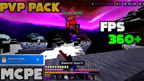 PvP Pack For Minecraft Pocket Edition Best Mcpe PvP Pack Fps Boost