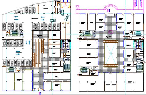 Shopping Mall Floor Plan Dwg