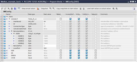 Using Modbus TCP Communication Aurora Vision