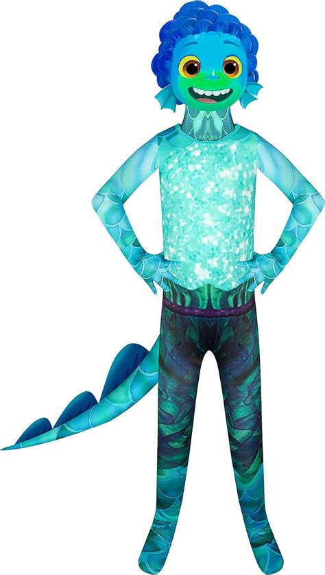 Buy Aepotumn Sea Monster Costume for Kids Halloween Boys Girls Bodysuit ...