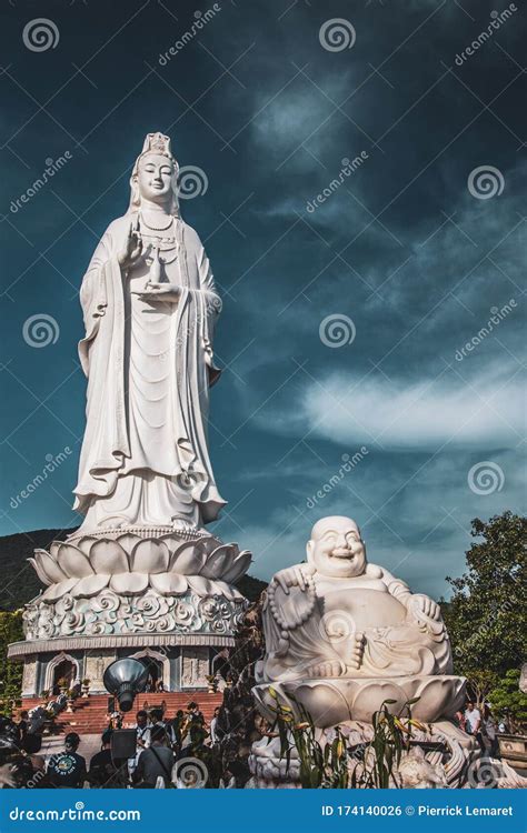 Lady Buddha Statue in Da Nang, Central Vietnam Editorial Photo - Image ...