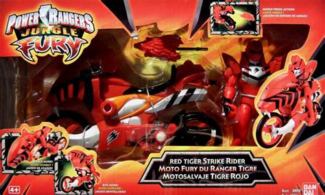 Power Rangers Jungle Fury RED TIGER Strike Rider NEW BNIB BanDai #30051