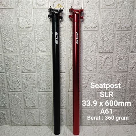 Jual Seatpost Slr Tiang Sadel Mm Panjang Mm Sepeda Lipat