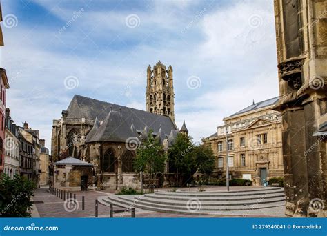 Cityscape Of Rouen Rouen In Northern France On River Seine Capital