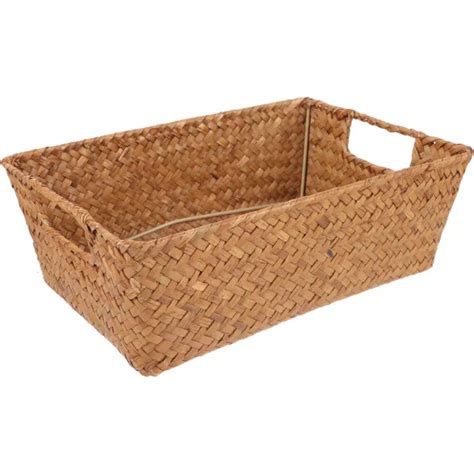 Panier De Rangement Bureau Paille Rotin Boh Me Poubelle Paniers Pour