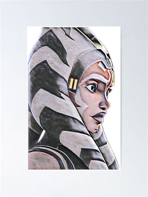 Ahsoka Tano ~ Clone Wars Season 7 Poster By Lotr Fan Redbubble