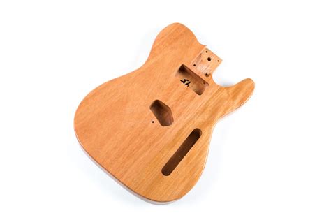 Cuerpo Telecaster De Caoba Acabado Natural Clandestine Guitars