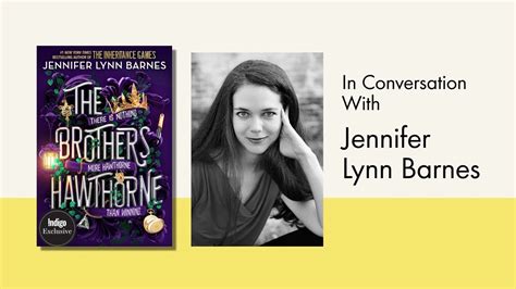 In Conversation With Jennifer Lynn Barnes Youtube