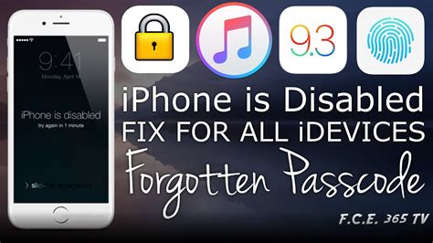 How To Fix IPhone Is Disabled And Reset Forgotten Passcode All IOS