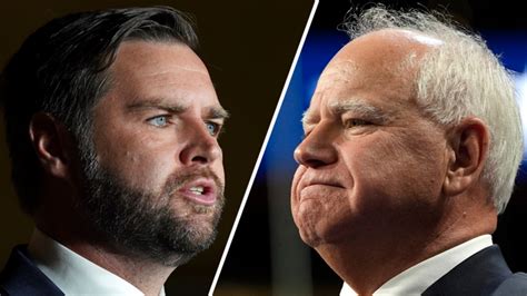 Live Updates Jd Vance Tim Walz Face Off In Vp Debate