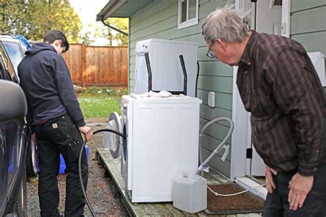 How To Run A Washing Machine Drain Outside Into The Yard