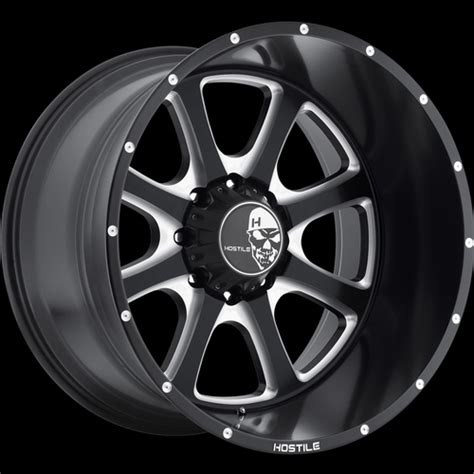 Wheel Resource Inc Hostile Off Road H105 Excile 8 Lug Blade Cut