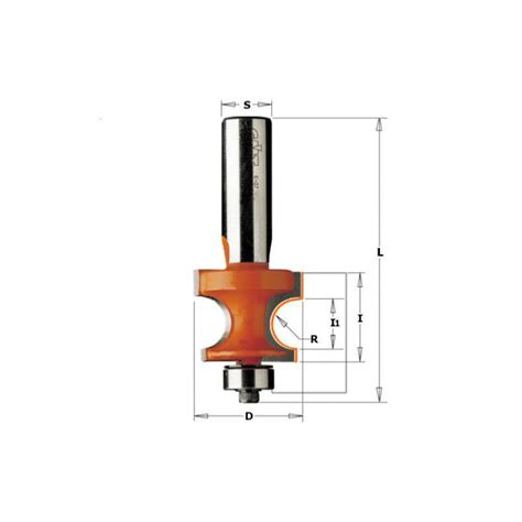 Fraise A Arrondir Cmt Avec Roulement Rayon Mm Queue De Mm