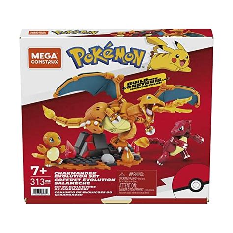 Pokemon Mega Construx Charizard Evolucion Set 300 Piezas PokePeru Store