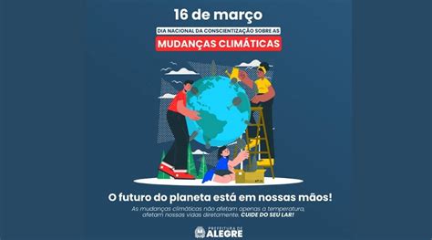 Dia Nacional da Conscientização Sobre as Mudanças Climáticas