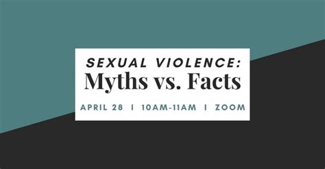 Myth Versus Facts Of Sexual Violence Perfect Duluth Day